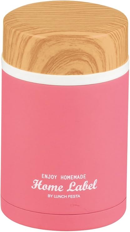 Amazon Co Jp パール金属 スープ ジャー 270ml ウッド ピンク 保温 保冷 フード マグ ホームレーベル Hb 3397 ホーム キッチン