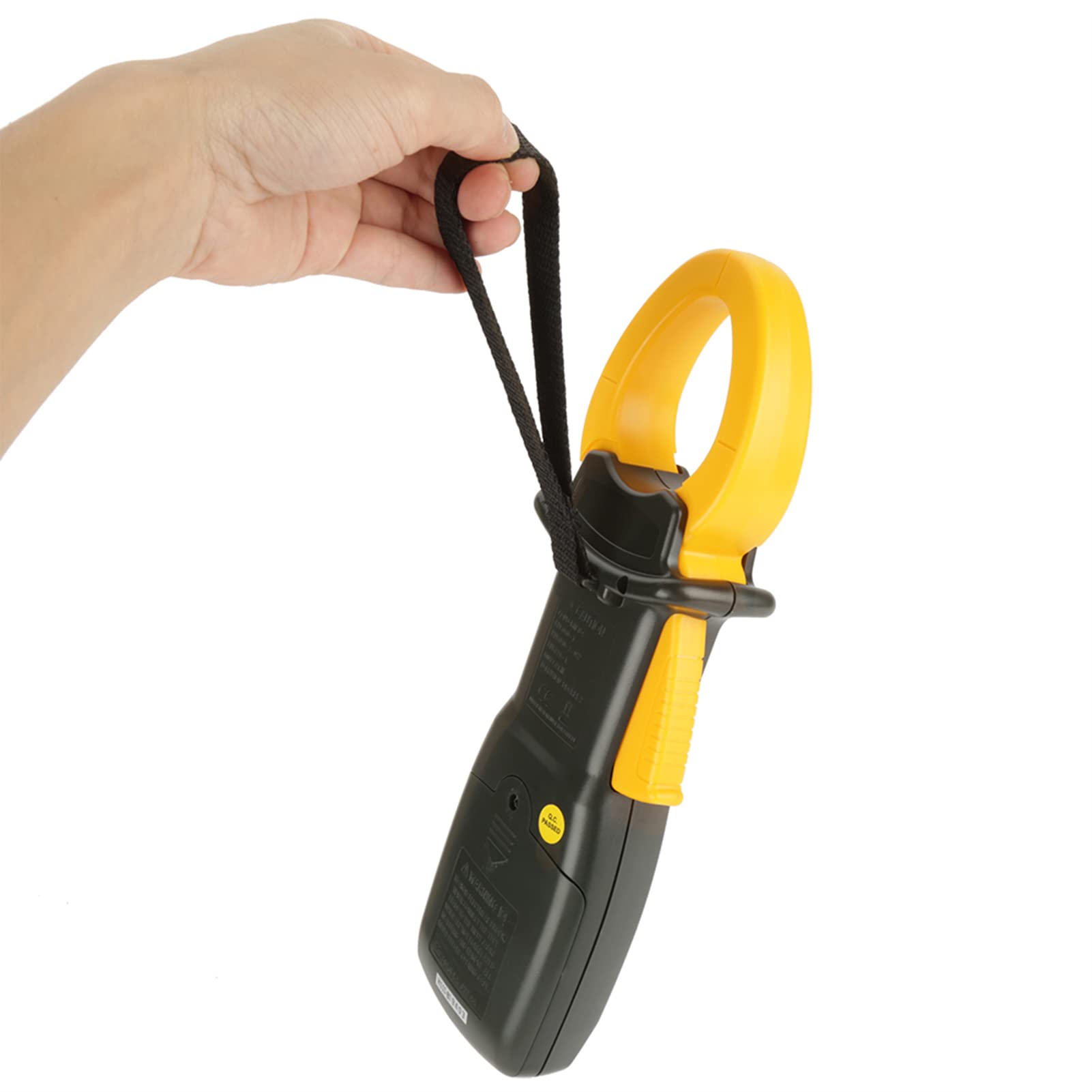 PEAKMETER MS2203 Pinza Amperimétrica Digital de Potencia, Multímetro Trifásico, Frecuencia de Factor de Potencia de Corriente de Voltaje, Pantalla Doble de Alta Precisión para