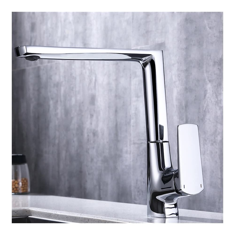 Robinet d'évier rotatif 360° en cuivre pour le lavage des mains quotidien