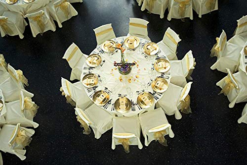 Set de 12 Platos Cargadores Dorados de 13 pulgadas miniatura 3