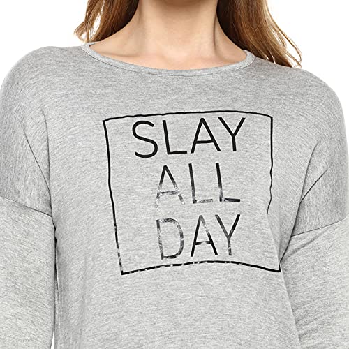 Image of PINACOLADA Women Stylish Printed Full Sleeve Casual Tops