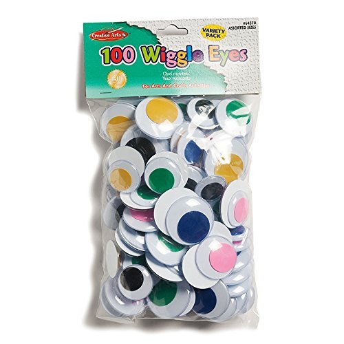 Jumbo Wiggle Eyes Assorted Colors Supplies Arts & Crafts Chl64570 Charles Leonard