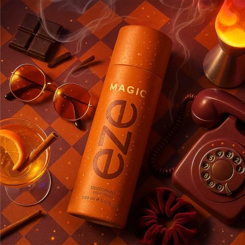 Image of Eze Men Deodrant Long Lasting Oud Spicy Woody |150ml Magic | Daily Wear