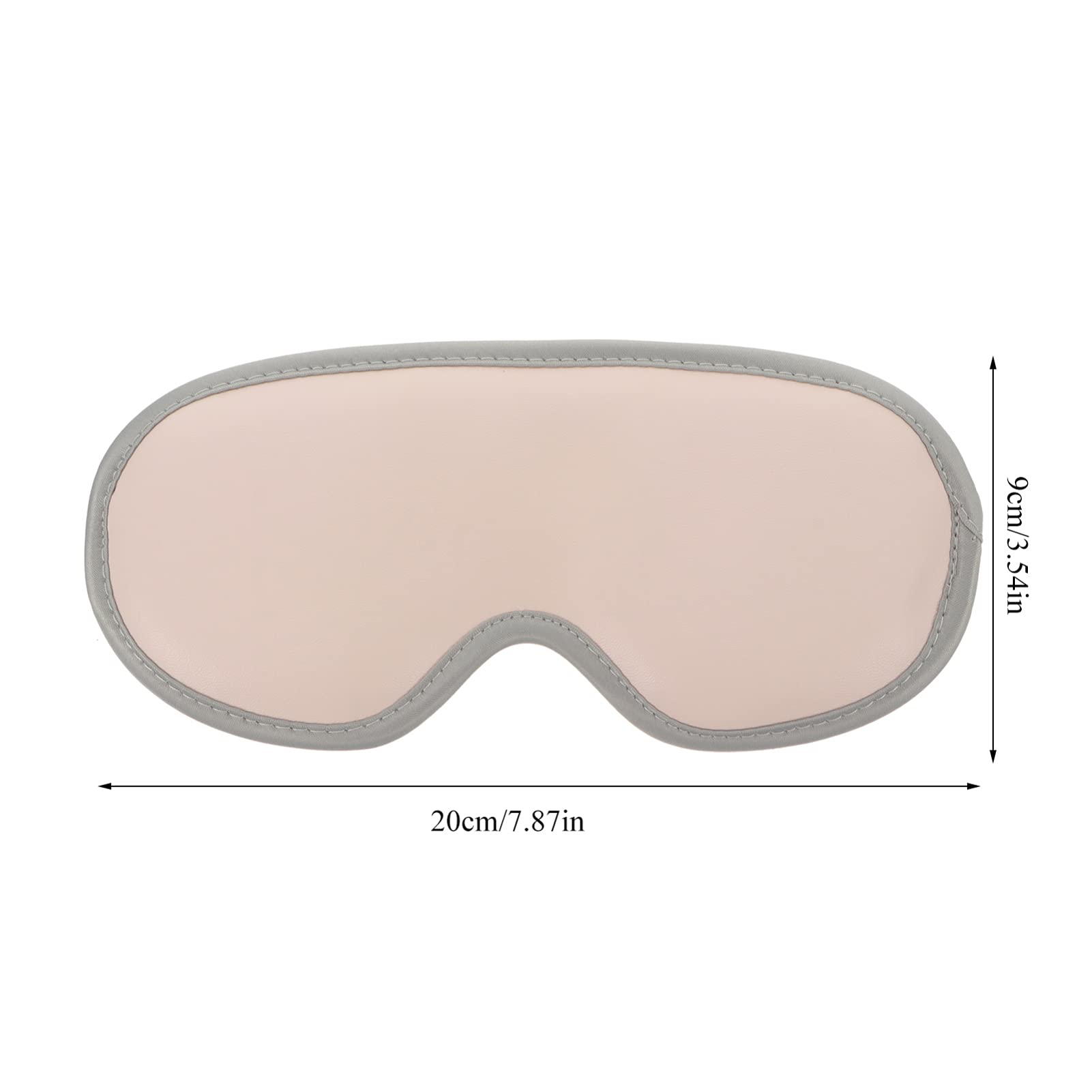 HEALLILY Funda de Sombra de Ojos Recargable por USB para Dormir de Color Rosa