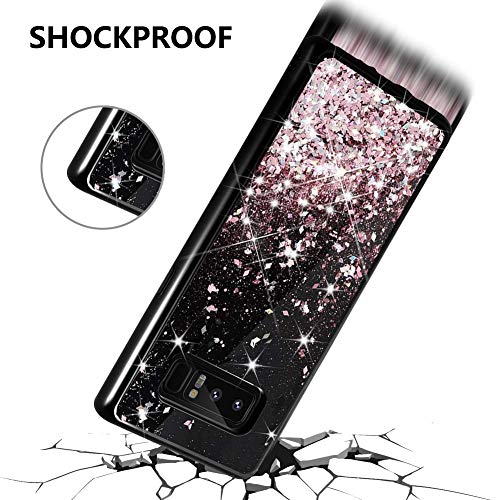 KOUYI Cover Galaxy Note 8, 3D Glitter Liquido