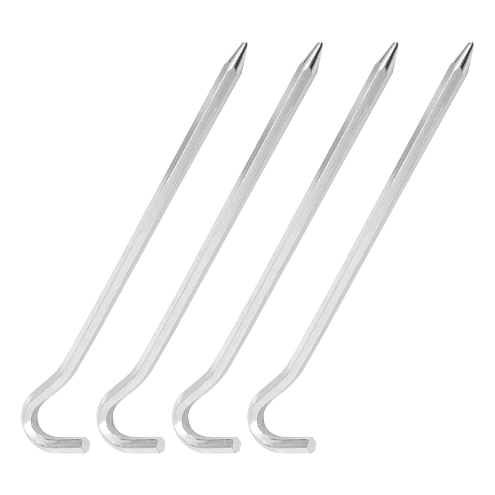 4x Ground Nails Nail Spikes Tent Pegs Garden Stakes for Camping Awning Canopy