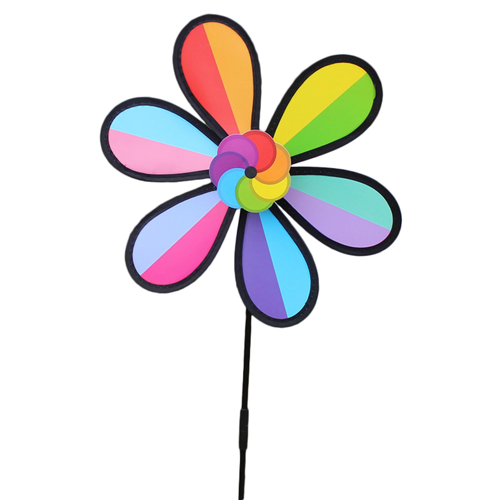 Wind Spinner Multicolored Outdoor Sculpture Kinetics Colorful Wind Spinners for Yard and Garden Kids Toy Spinners Outdoor