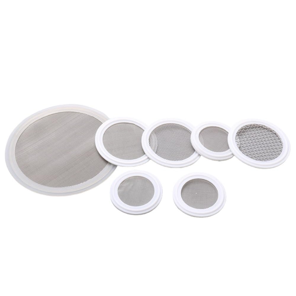 Filtro de malla de alambre con junta sanitaria de PTFE Tri-Clamp - Placa de filtro de acero inoxidable (DI 19-148 mm) -(148MM*167MM*10MESH)
