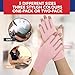 Doctor Developed Arthritis Gloves - Cotton Fingerless Compression Gloves for Arthritis Relief - For Women/Men, With Doctor Handbook (Pink, M)