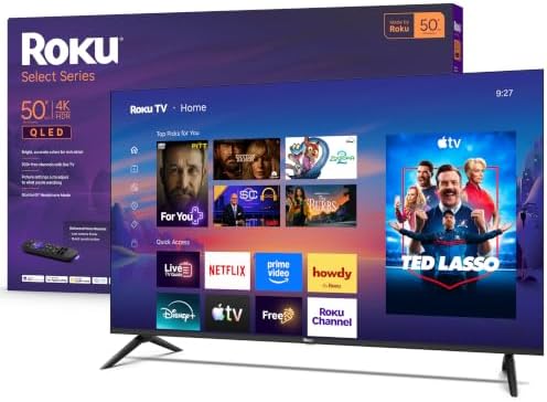 Roku 50-Inch Select Series Smart TV 2026-4K (2160p) QLED TV TV