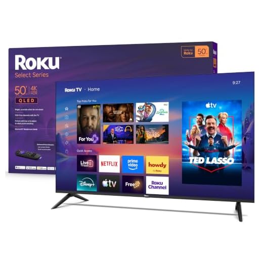 Roku 50-Inch Select Series Smart TV 2026-4K (2160p) QLED TV TV