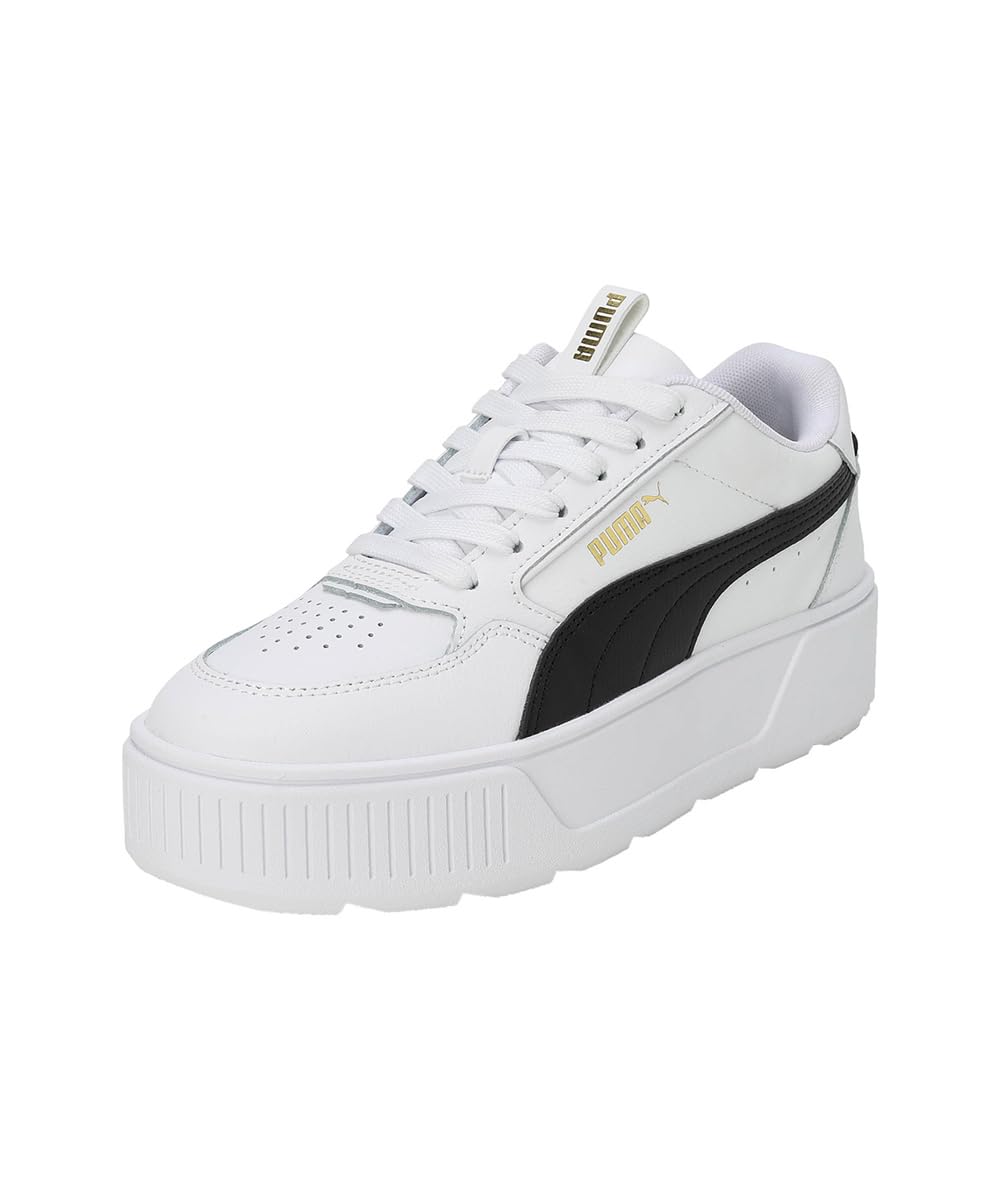 Puma Womens Karmen Rebelle White-Black Sneaker - 3 UK (38721202) (B0B8848D8W) Amazon Price History, Amazon Price Tracker