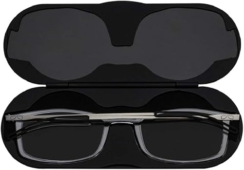 Miniatura 2 de ThinOptics Frontpage Brooklyn - Gafas de lectura + estuche de aluminio Milano, 2 x Funda regular/rectángulo transparente,Funda regular/rectángulo