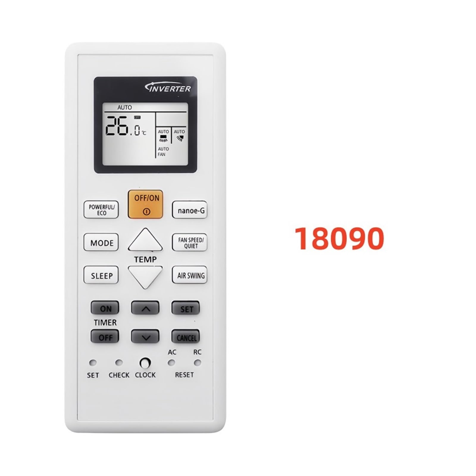 Telecomando 1pc Compatibile Con Pezzi Di Ricambio for Condizionatori D'aria HVAC Universale for Uso Specifico Del Modello