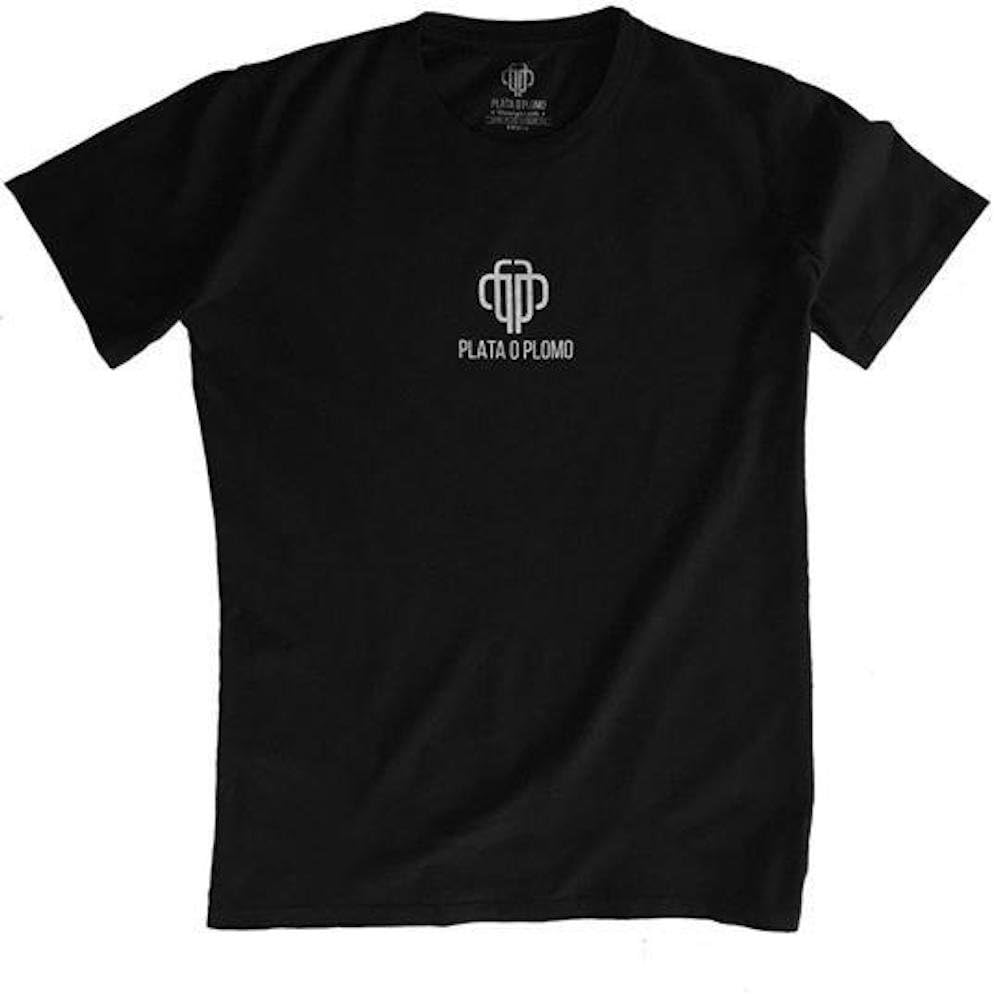 Plata o Plomo Logo | Mens Crew Neck T-Shirt