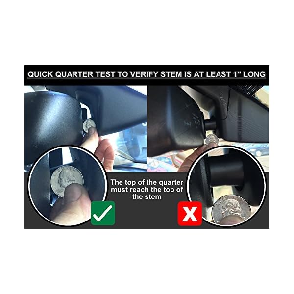 BlendMount Aluminum Radar Detector Mirror Mount for Uniden R7/R8/R8w - Compatible with Most American and Asian Vehicles - Made in USA - Looks Factory Installed, BR7-2001R - Image 6