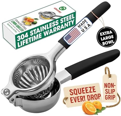 Handheld Lemon Squeezer Stainless Steel – Lemon Juicer, Lime Sque...