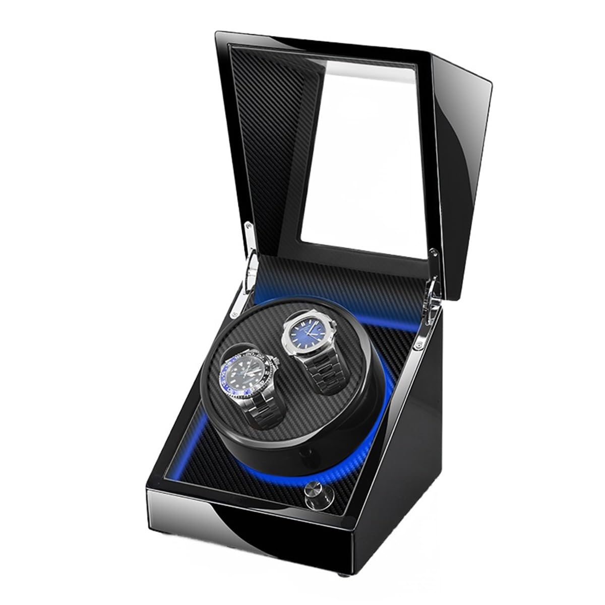 EHVYBDX Automatic Watch Winders for Men's and Women's Watches with 2 Winding Positions Spring Action Pillow 5 Different Settings