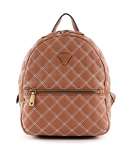 Guess Cessily Box Satchel Femme cognac sac à main matelassé chic