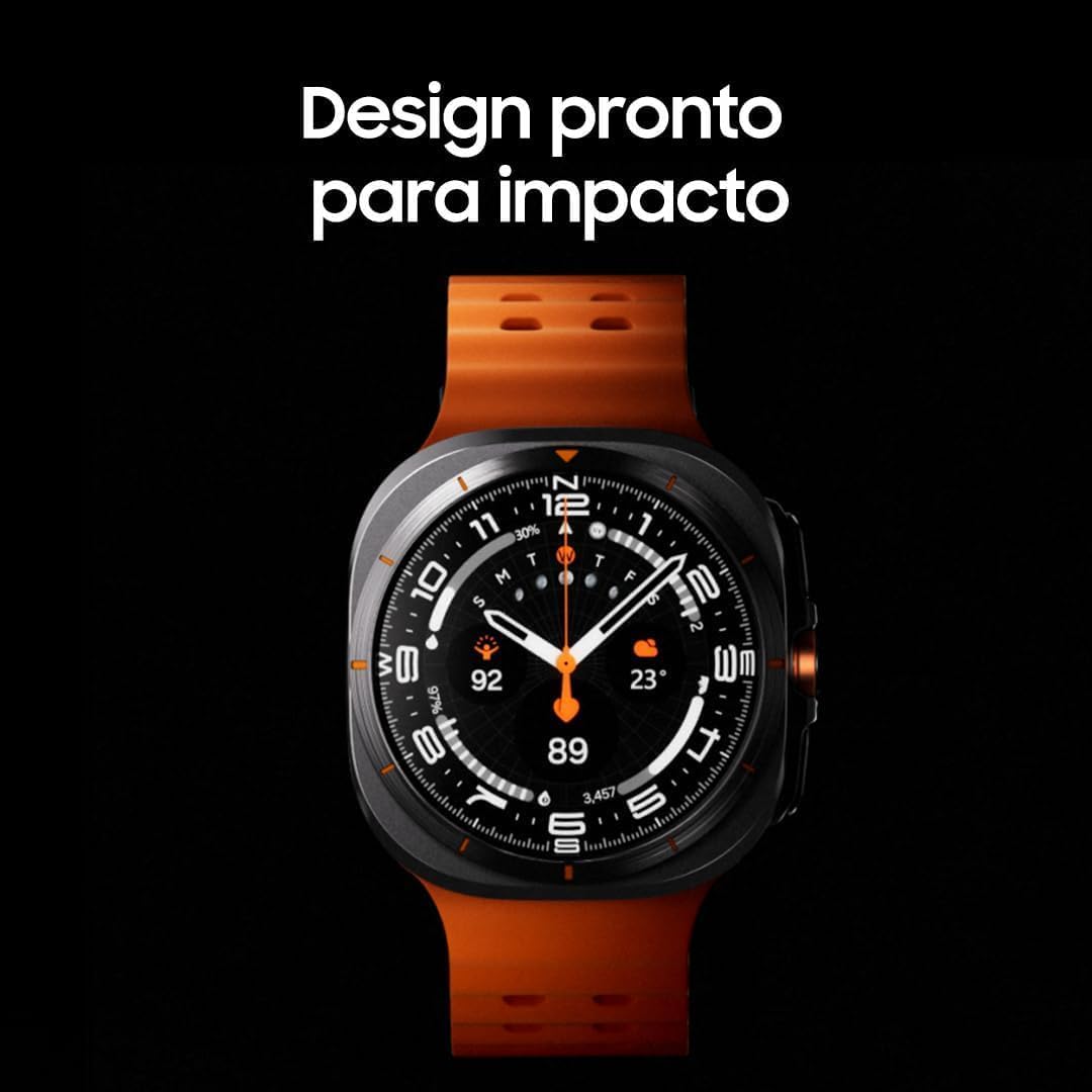 Samsung Galaxy Watch Ultra 2025 Smartwatch 47mm LTE, Galaxy AI, Titânio Aeroespacial, Titânio Prata Samsung Galaxy Watch Ultra 2025 Smartwatch 47mm LTE, Galaxy AI, Titânio Aeroespacial, Titânio Prata