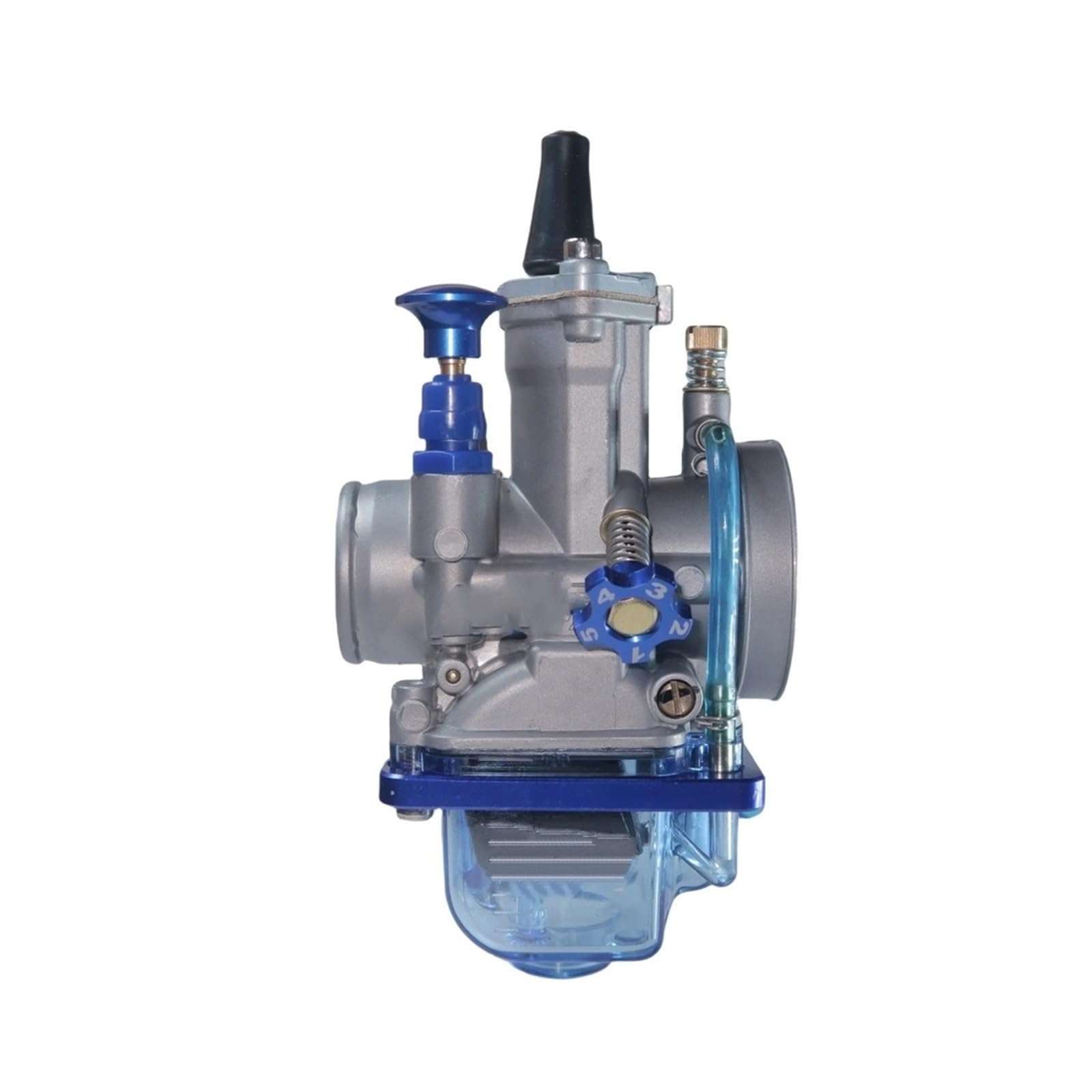 gaźnik silnika Pasuje do KOSO OKO PWK 24 26 28 30 32 34mm niebieska miska 2T 4T skuter ATV motor terenowy gaźnik z turbo(34MM)