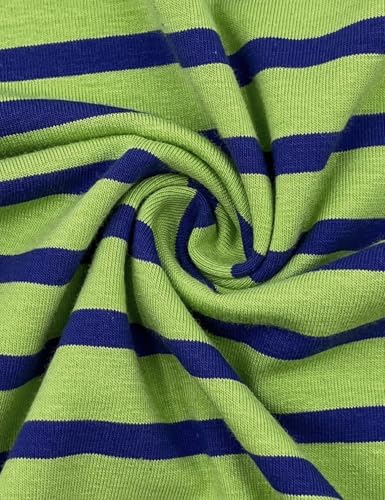 Image of Fanway&EC Girls Casual Long Sleeve T Shirts Basic Crewneck Striped Tunic Blouses Tops