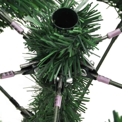 Árbol de Navidad artificial 120 cm GeenYuu listo para armar sin compras extra 7
