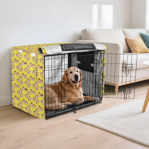 Housse de cage transport voiture XL polyester 600D jaune robuste - 7