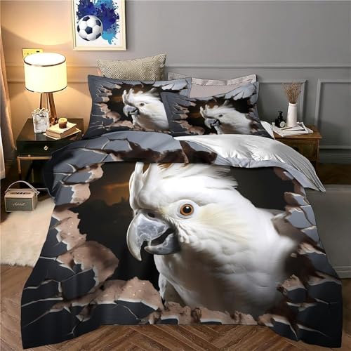 Housse de couette West Highland Terrier 220x240 en microfibre pour lit double king