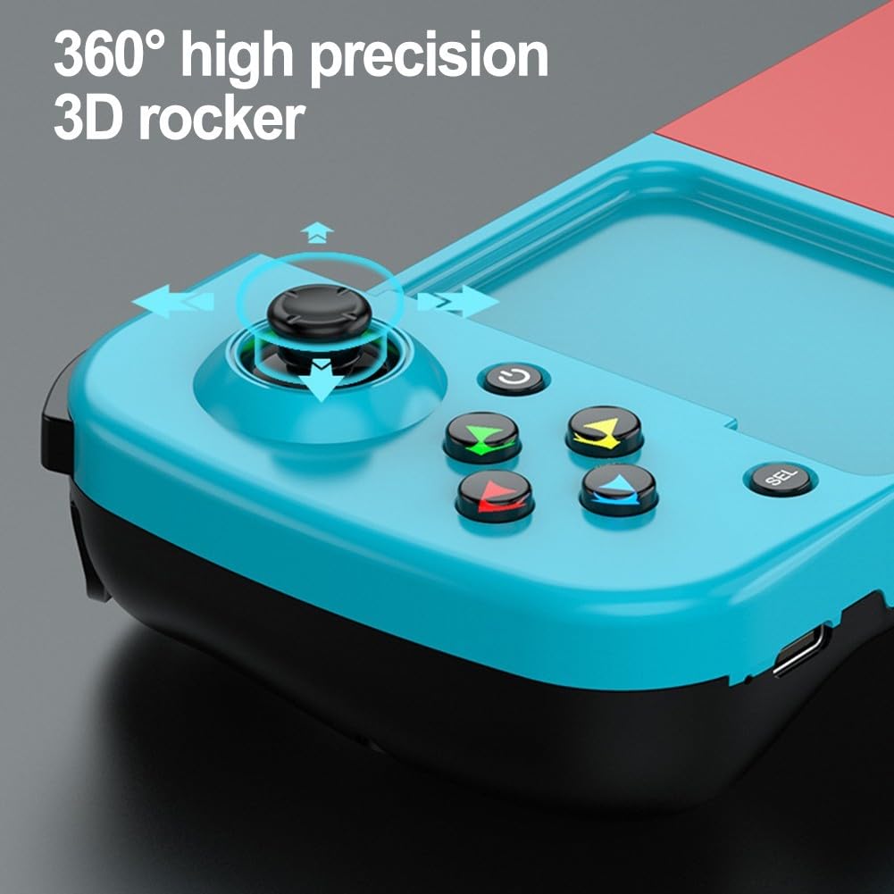 Hasaller D3 Controller di gioco telescopico wireless per Android Switch Steam PC con batteria da 400 mAh e morsetto regolabile per telefono da 135-173 mm (rosa)