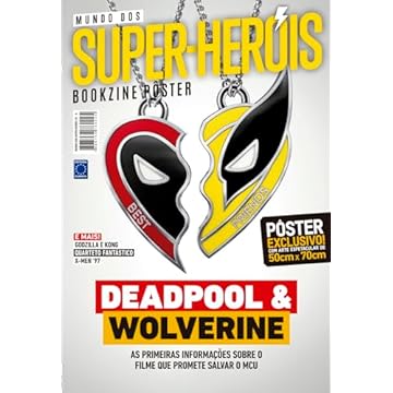 Capa do livro Superpôster Mundo dos Super-Heróis - Deadpool & Wolverine
