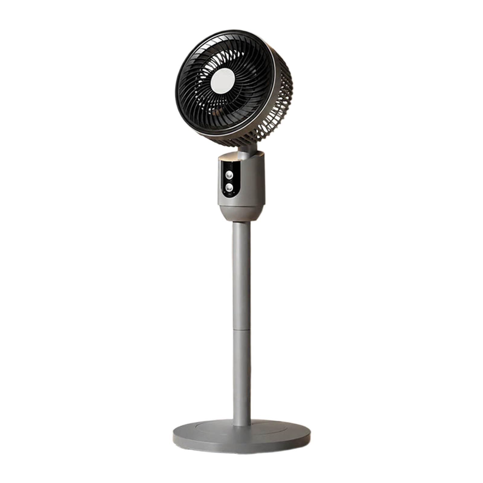 Tragbarer Stand-USB-Ventilator, höhenverstellbar, leise Luftzirkulation, für Zuhause, Schlafzimmer, Schreibtisch, Arbeitsplatz, mit oszillierendem Kopf, mehrere Geschwindigkeitsstufen