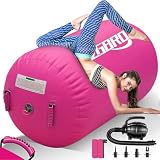 Esterilla inflable de gimnasia con bomba de aire eléctrica para entrenamiento de ballesta, uso doméstico