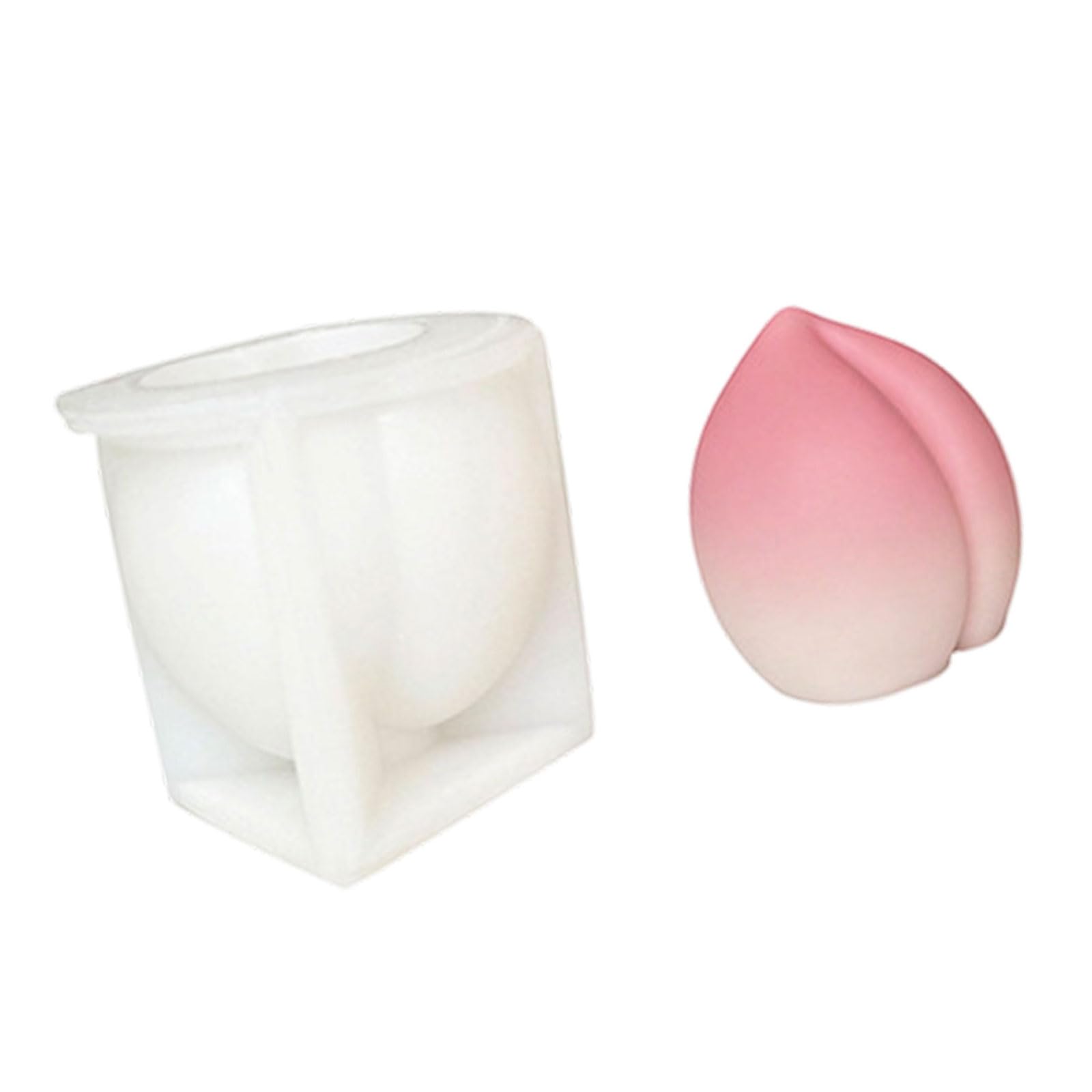 Zxfdsfdbnm And Large Peach for Home Cakes Soaps with Easy Releases Design Baking Silicone