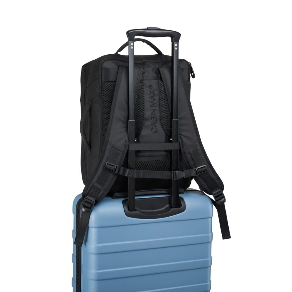 Cabin Max Equator para equipaje de mano de Ryanair 40x20x25 - Bolso de mano - Mochila de equipaje de mano para avión - Bolso para portátil y bolsillo secreto – 20 litros de RPET reciclado, 24L