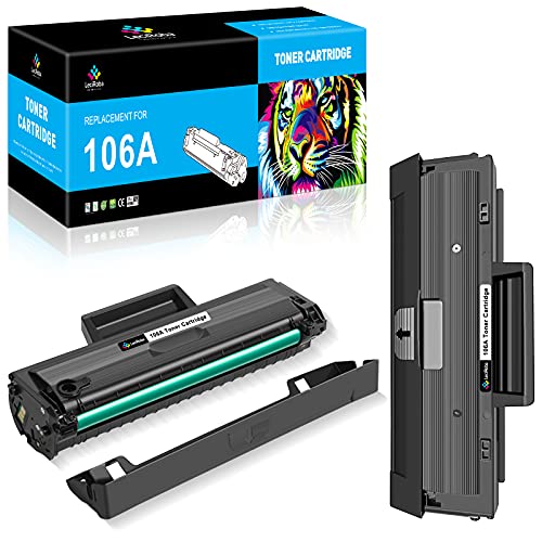 Pack de 2 Toner 106A Noir LeciRoba pour HP Laser MFP 135a 135w 137fnw et 107a