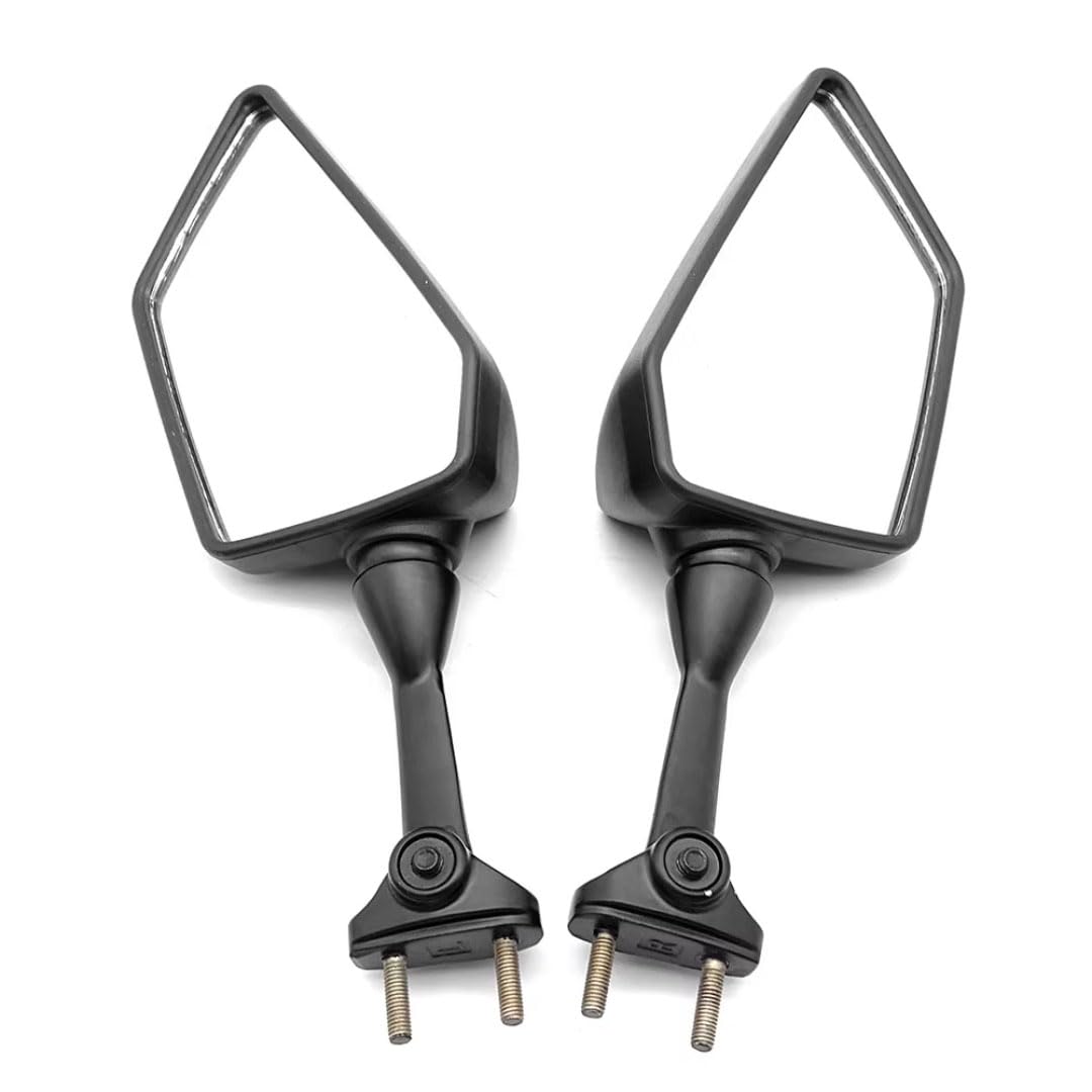 Zuphte Motorcycle mirrors for Kawasaki Ninja 250 250R EX250 K8F 2008-2012, Aluminum Motorcycle Accessories Rear View Mirrors Side Mirrors Black