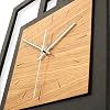 Kreative Feder Wanduhr „Dahlie“ Aus Naturholz – 30 Cm Durchmesser, Flüsterleises Uhrwerk, Made In Germany