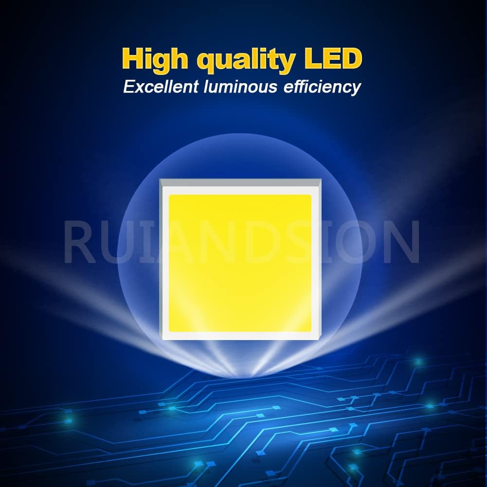 Ruiandsion 2pcs PY24W LED Bulbs Super Bright 10-30V 3030 10SMD Chipset Error Free Canbus Front Turn Signal Light Bulbs, White
