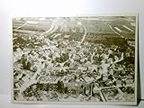  Ingelheim. Luftbild Saalgebiet um 1934. Alte Ansichtskarte / Reproduktion s/w, ungel., 1990. Fliegeraufnahme, Blick über Ort und Umland. Archiv : R. Weiland. !!! Repro !!!