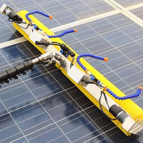 Amazon.com: Telescopic Rod Solar Panel Cleaning Machine, Roller ...