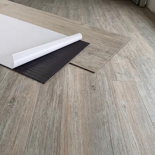 MAKA Pavimento PVC Adesivo Effetto Legno Parquet Listone, 15 Pezzi