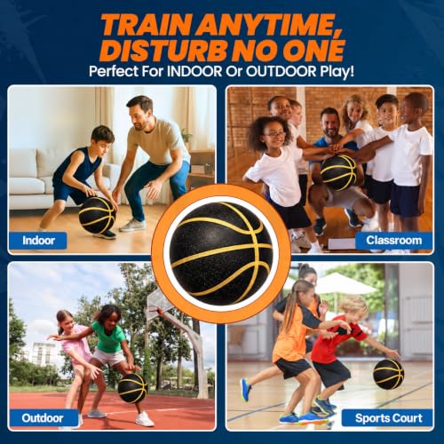 KOOWOD Silent Basketball β Not Vacuum Shipped - 2026 Upgraded Airless Soft Foam Ball Soundless for Quiet Dribbling and Indoor Training β Real Feel Higher Bounce No Noise by KOOWOD - Used condition - Image 6