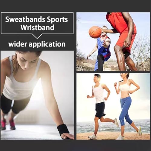 wristbands sweatbands for men amp women breathable tennis wrist bands absorbent sweat band multiuse wristband for basketball running gym working out