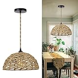 Dining Room Light Fixture - Easric Rattan Pendant Lights Kitchen Island Adjustable Hanging Lamp Farm