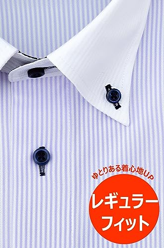 i-Shirt 完全ノーアイロン ストレッチ 超速乾 レギュラーフィット 長袖 アイシャツ ワイシャツ メンズ ノンアイロン の商品画像 2