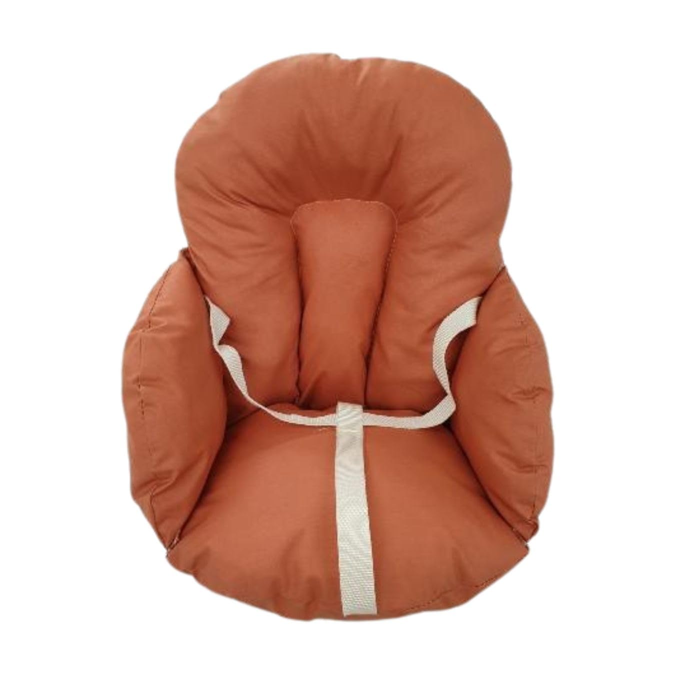 Easy Dort Coussin de Chaise Haute bébé Coton Enduit Couleur - Marsala