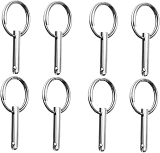 CLISPEED 8 Pçs Ferragens De Mola Ferragens Para Barcos De Bola De Aço Peças E Acessórios Para Barcos Clevis Acessórios Marinhos Prateados Ferragens Bimini Para