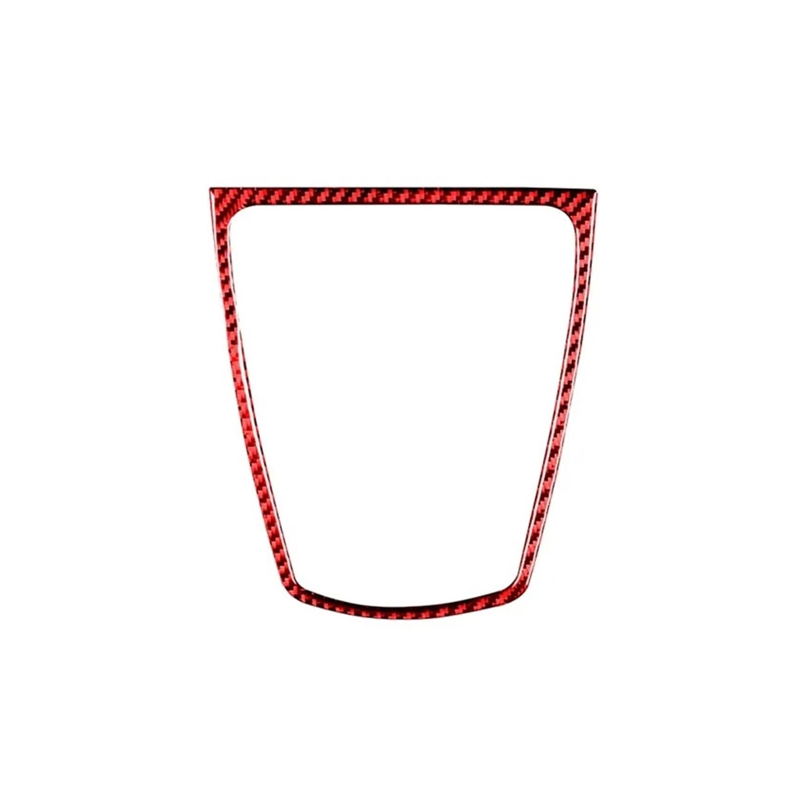 Car Interior Moulding Trim for BMW 5 Series F10 F18 2011-2017 GT5 F07 Interior Car Dashboard Center Horn Trim Cover Frame Stickers Interior Accessories(RED)