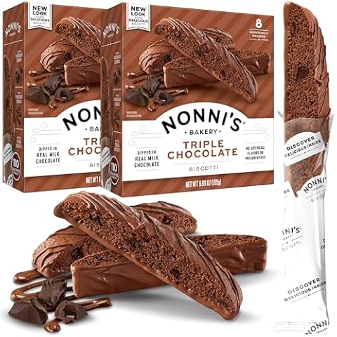 Nonni's Triple Chocolate Biscotti Cookies Cover